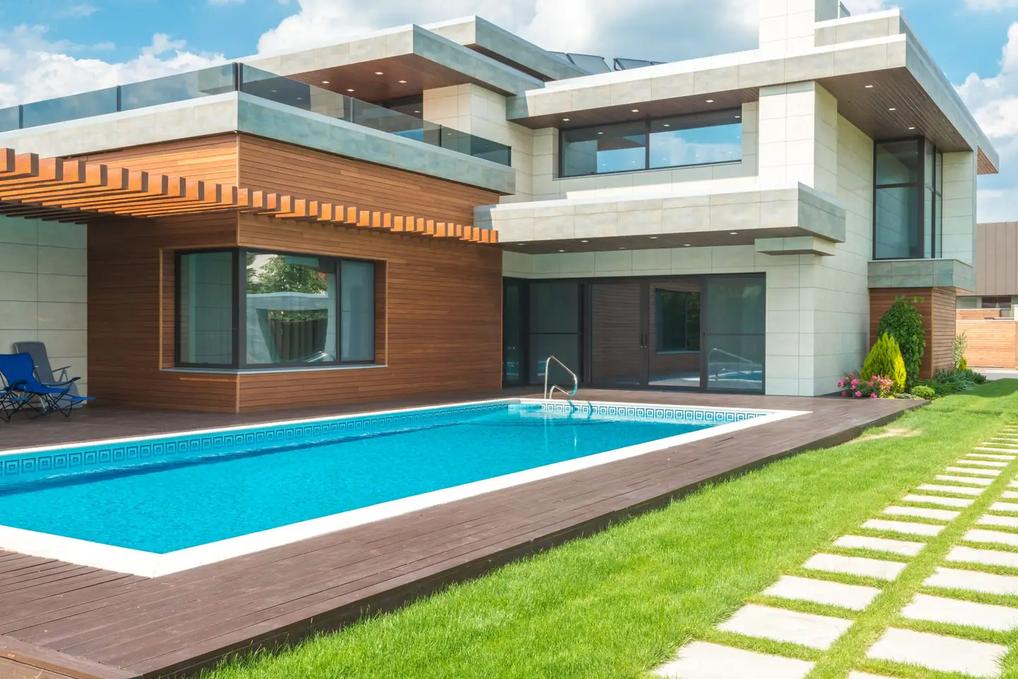 Swimming pool built in Abbotsbury, NSW
